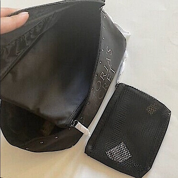 🆕HOST🎉PICK VICTORIA SECRETS BEAUTIFUL SATEEN LIKE MATERIAL SOLD BLACK/SILVER - Picture 5 of 14